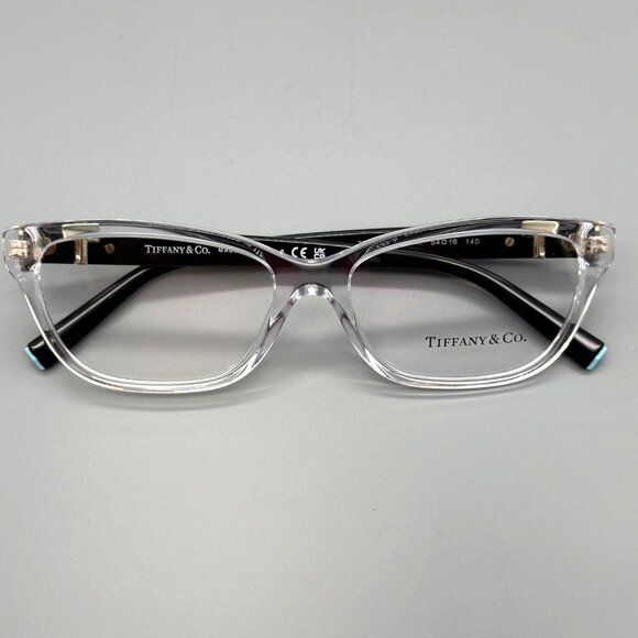 Tiffany & Co. Eyeglasses Frames TF 2233-B 8047 Clear Black 54-16-140 - Picture 2 of 10